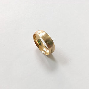 ARGOLLA ORO,ORO COMBINADO 14 K 6,10 GRMS (SEMINUEVO)