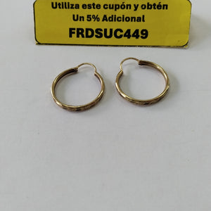 ARRACADAS PAR ORO 10 K 1.7 GRMS (SEMINUEVO)
