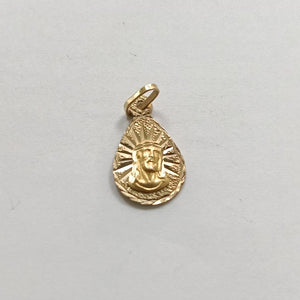 MEDALLA RELIGIOSA ORO 10 K 0,60 GRMS (SEMINUEVO)