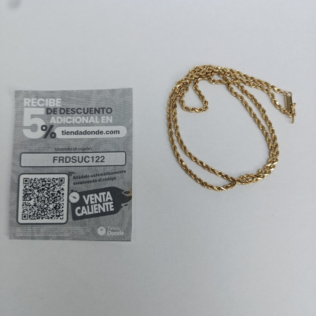CADENA ORO 14 K 10.8 GRMS (SEMINUEVO)