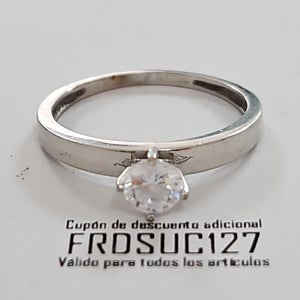 SOLITARIO ORO BLANCO 14 K 2.2 GRMS (SEMINUEVO)