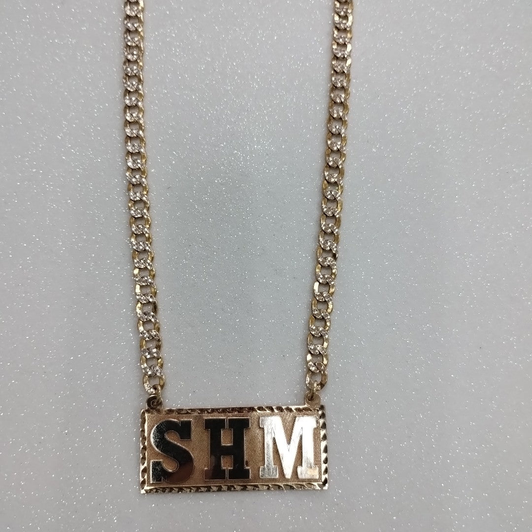 CADENA,DIJE ORO,RODIADO 10 K 20,00 GRMS (SEMINUEVO)