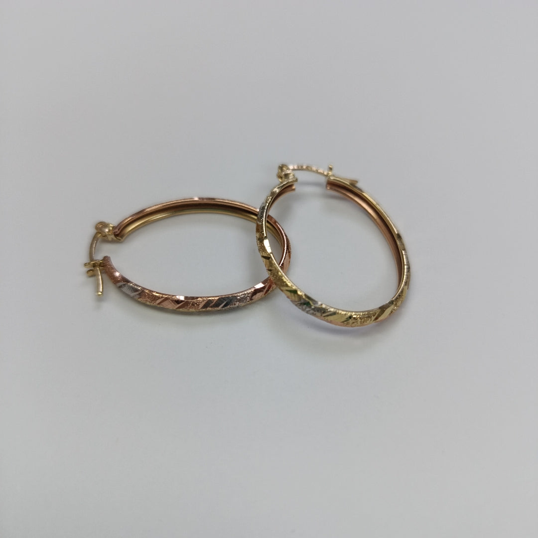 ARRACADAS PAR ORO 14 K 2,80 GRMS (SEMINUEVO)