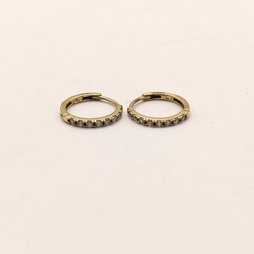 ARRACADAS PAR ORO 10 K 1,50 GRMS (SEMINUEVO)