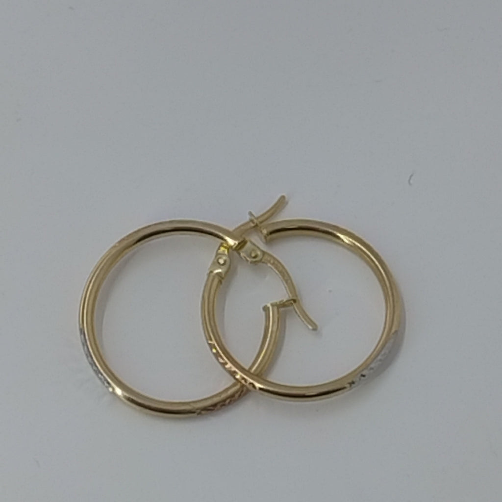 ARRACADAS ORO 10K 1.5 (NUEVO)