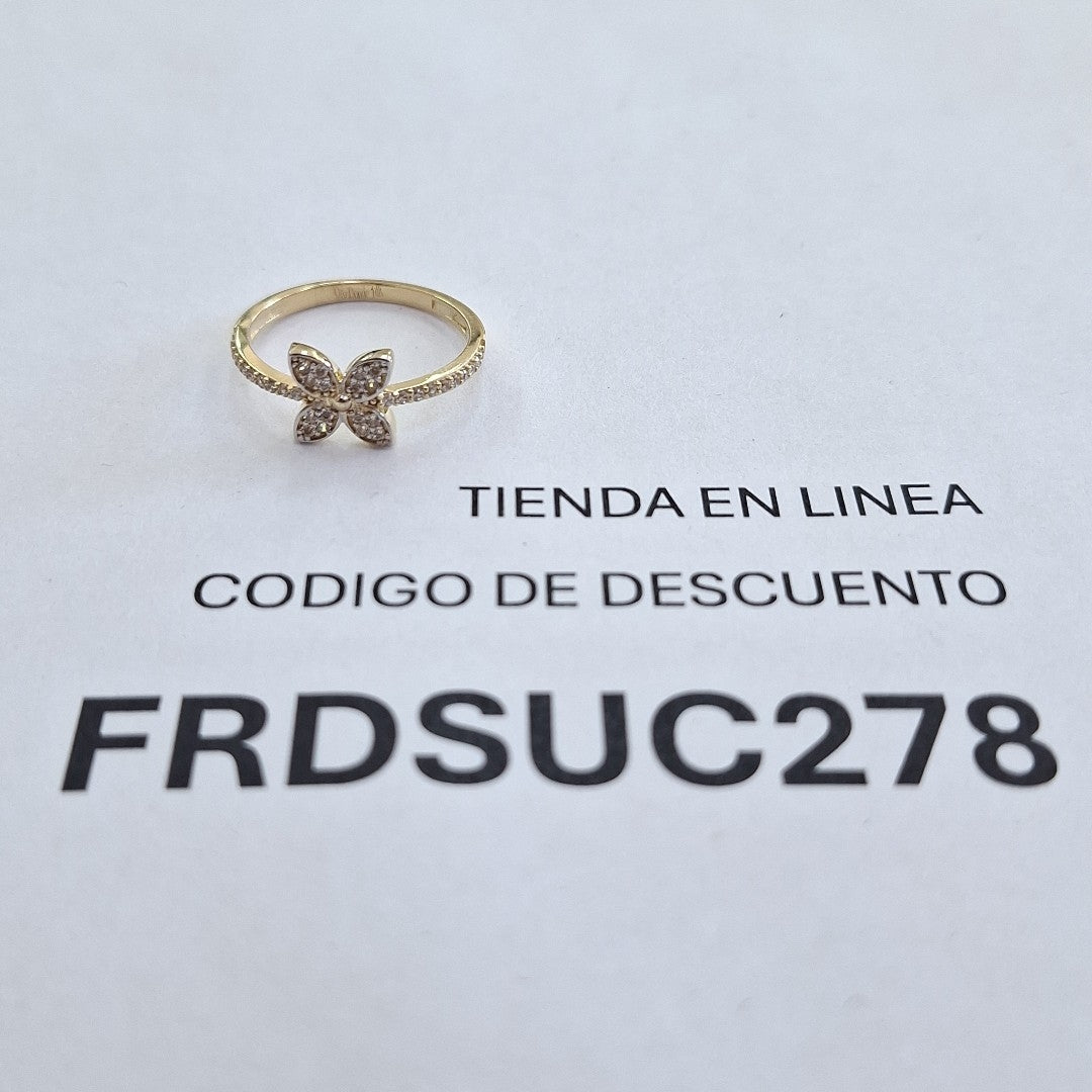 ANILLOS DAMA ORO 14K 2 (NUEVO)