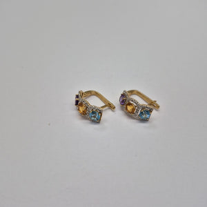 ARETES PAR ORO 14 K 5,10 GRMS (SEMINUEVO)