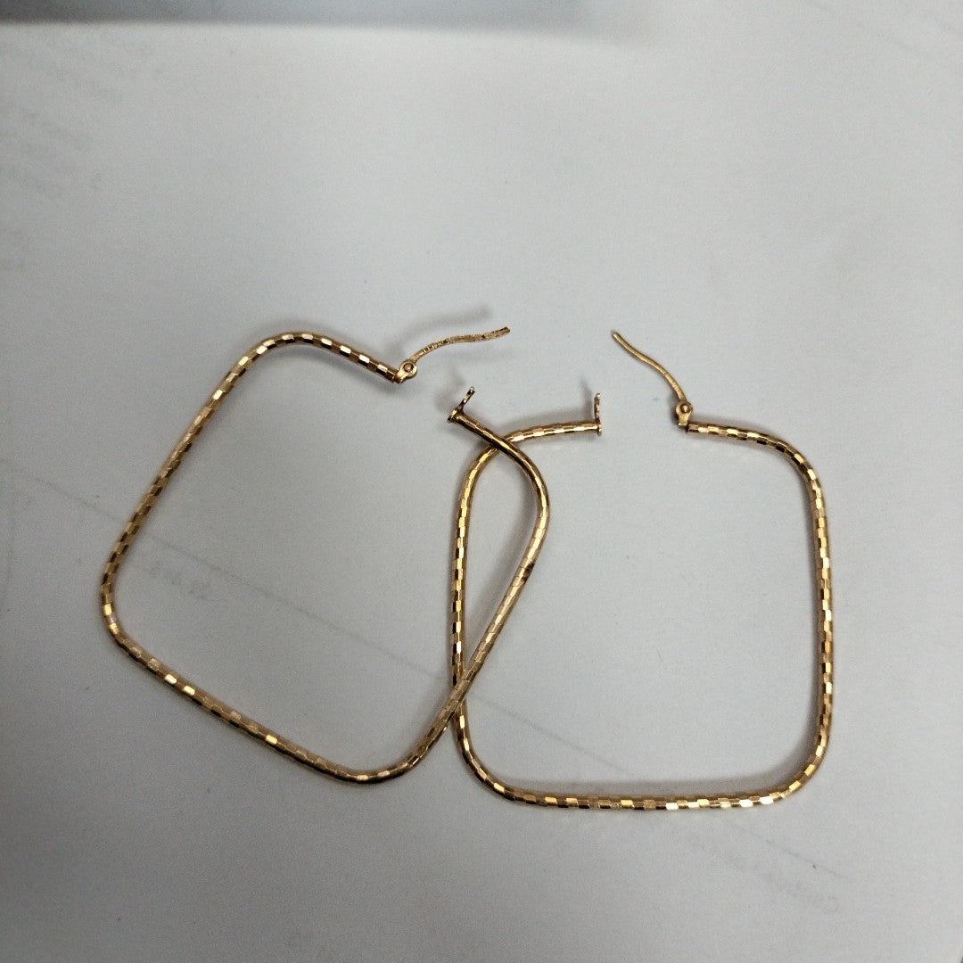 ARRACADAS PAR ORO 14 K 4.5 GRMS (SEMINUEVO)