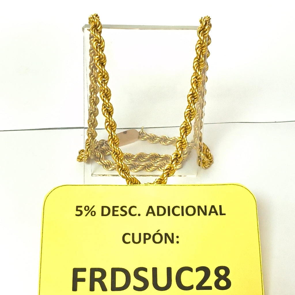 CADENA ORO 10 K 68.9 GRMS (SEMINUEVO)