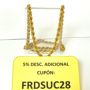 CADENA ORO 10 K 68.9 GRMS (SEMINUEVO)