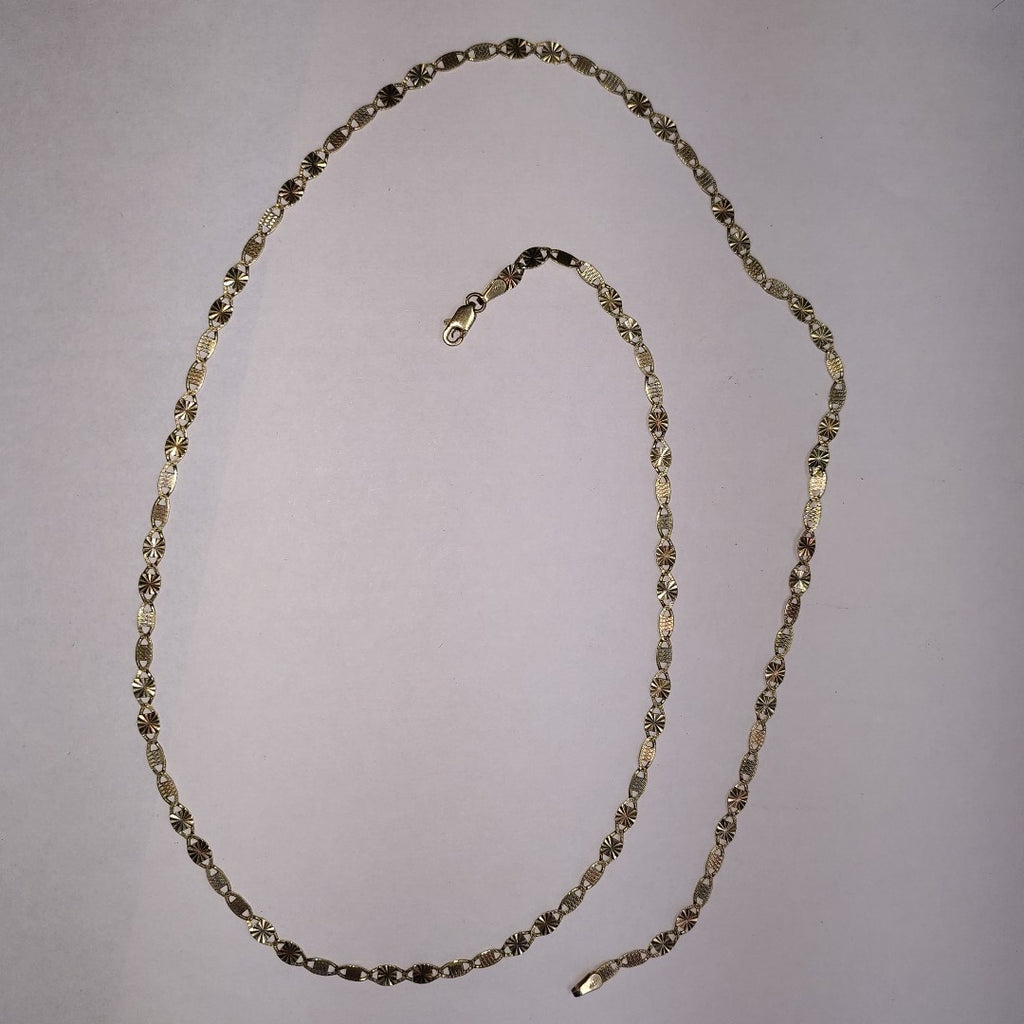 CADENA ORO COMBINADO 14 K 5.8 GRMS (SEMINUEVO)