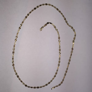 CADENA ORO COMBINADO 14 K 5.8 GRMS (SEMINUEVO)