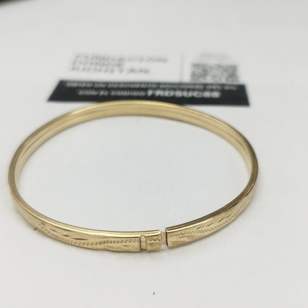 PULSERA RIGIDA ORO 10 K 5.7 GRMS (SEMINUEVO)