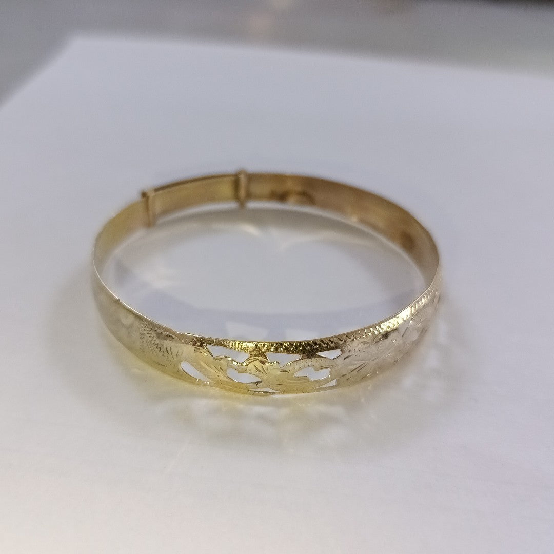 PULSERA RIGIDA ORO 8 K 8 GRMS (SEMINUEVO)