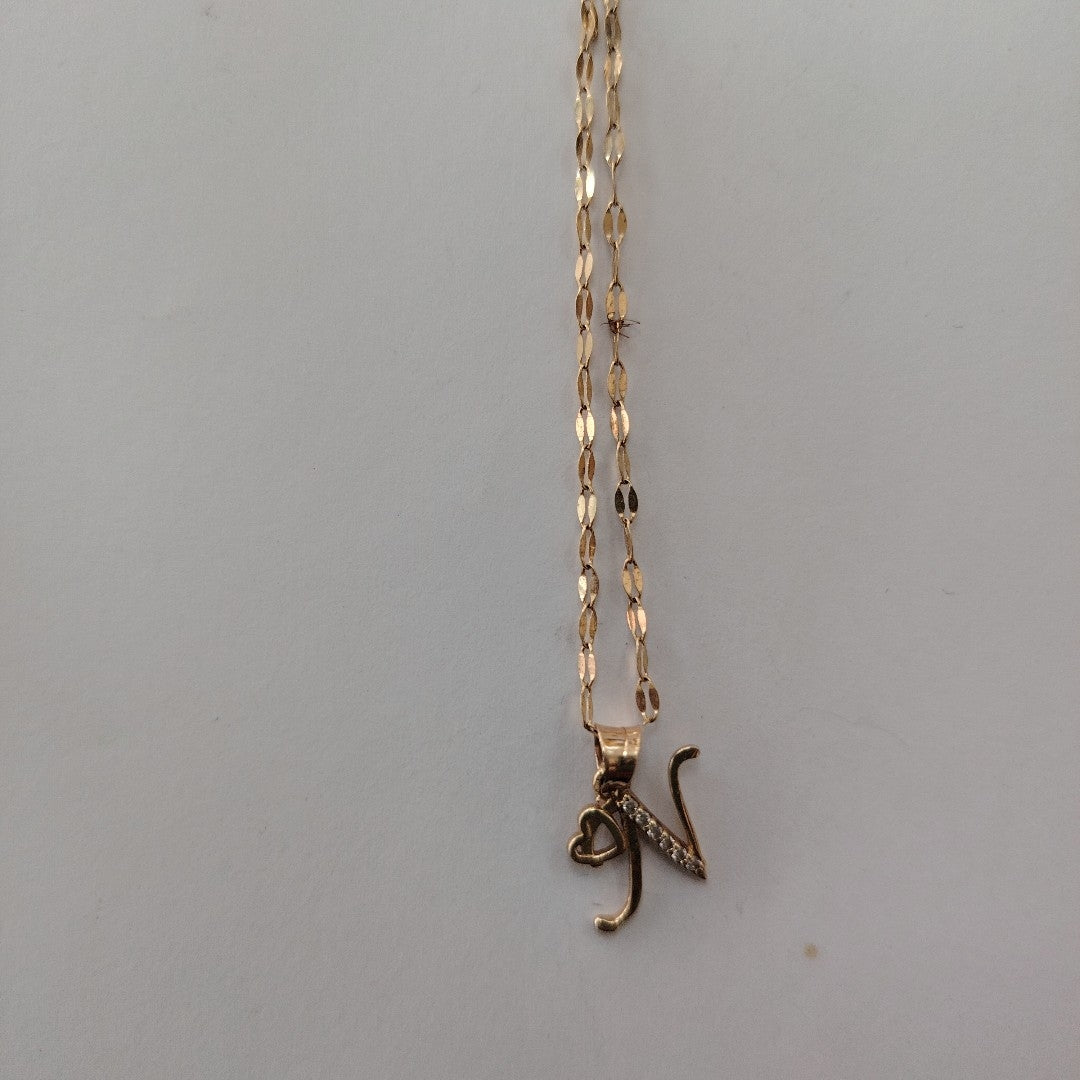 CADENA, DIJE ORO 10 K 1.5 GRMS (SEMINUEVO)