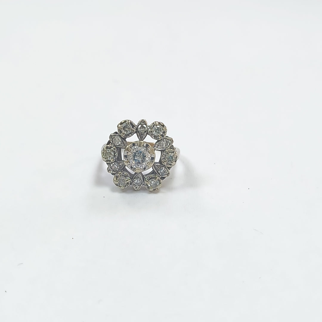 ANILLITO ORO BLANCO 14 K 4.8 GRMS (SEMINUEVO)