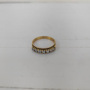 ANILLO, MEDIA CHURUMBELA ORO 14 K 2.3 GRMS (SEMINUEVO)