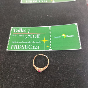 ANILLITO ORO 10 K 1.8 GRMS (SEMINUEVO)