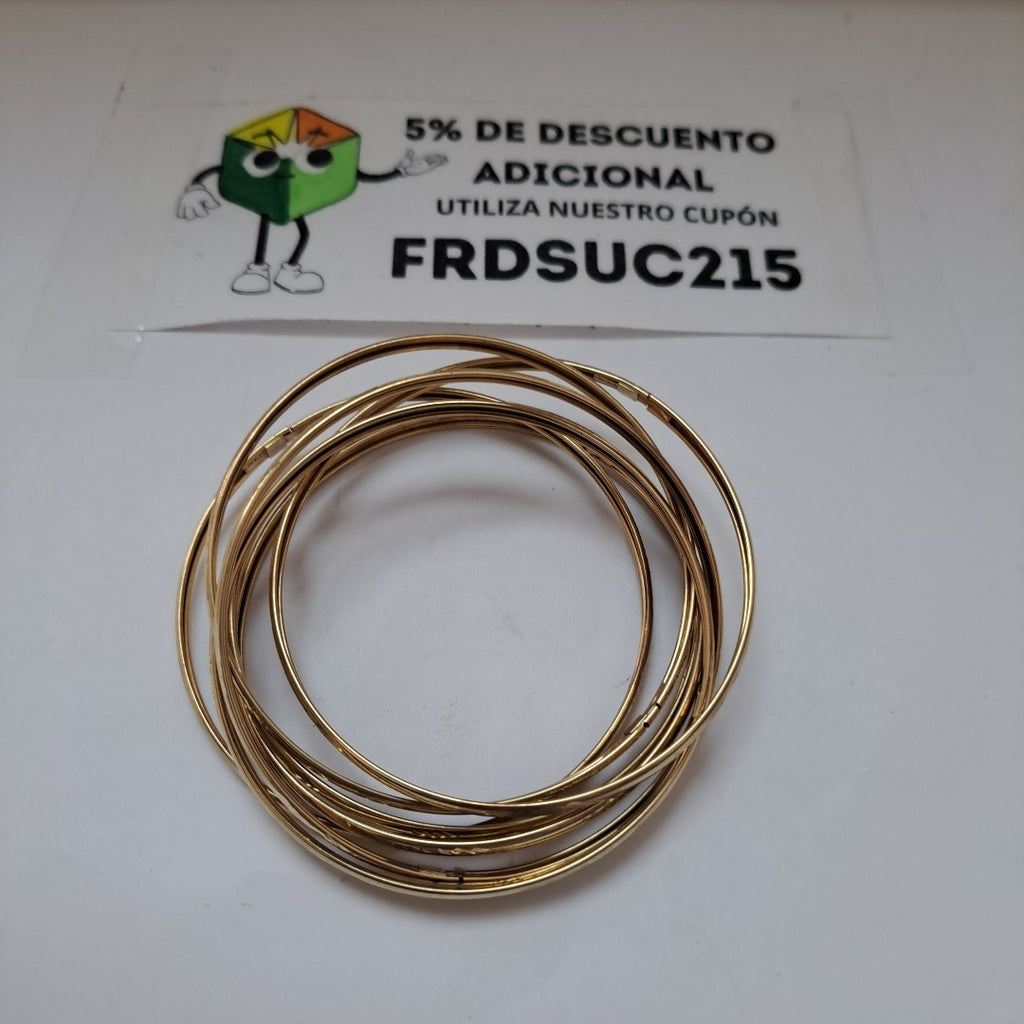 SEMANARIO DE PULSERAS ORO 10 K 22.9 GRMS (SEMINUEVO)