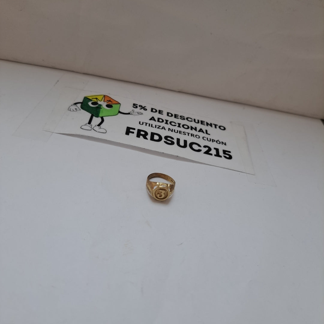 ANILLITO ORO 10 K 1.8 GRMS (SEMINUEVO)