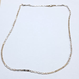 CADENA ORO COMBINADO 10 K 9.7 GRMS (SEMINUEVO)