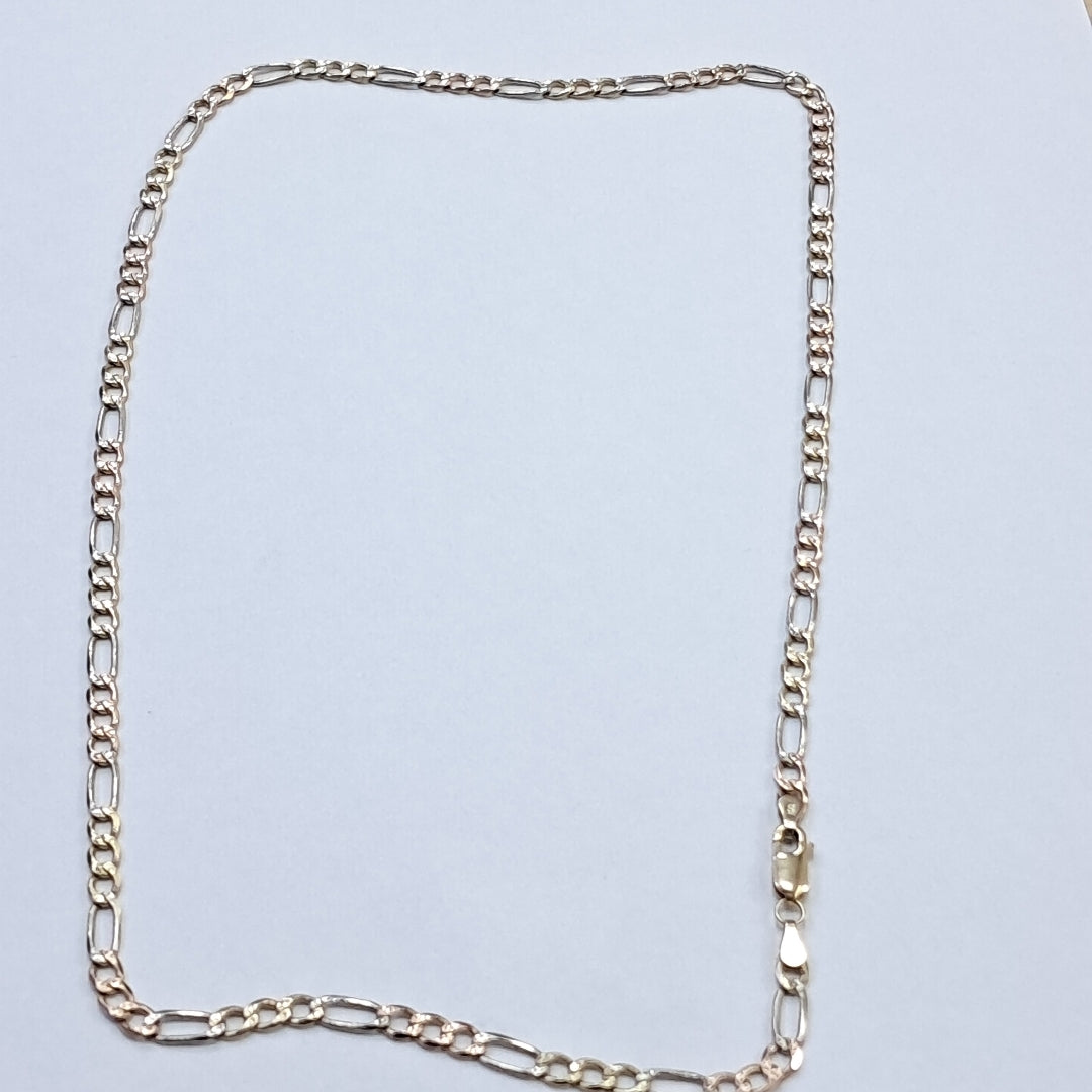CADENA ORO COMBINADO 14 K 13,10 GRMS (SEMINUEVO)