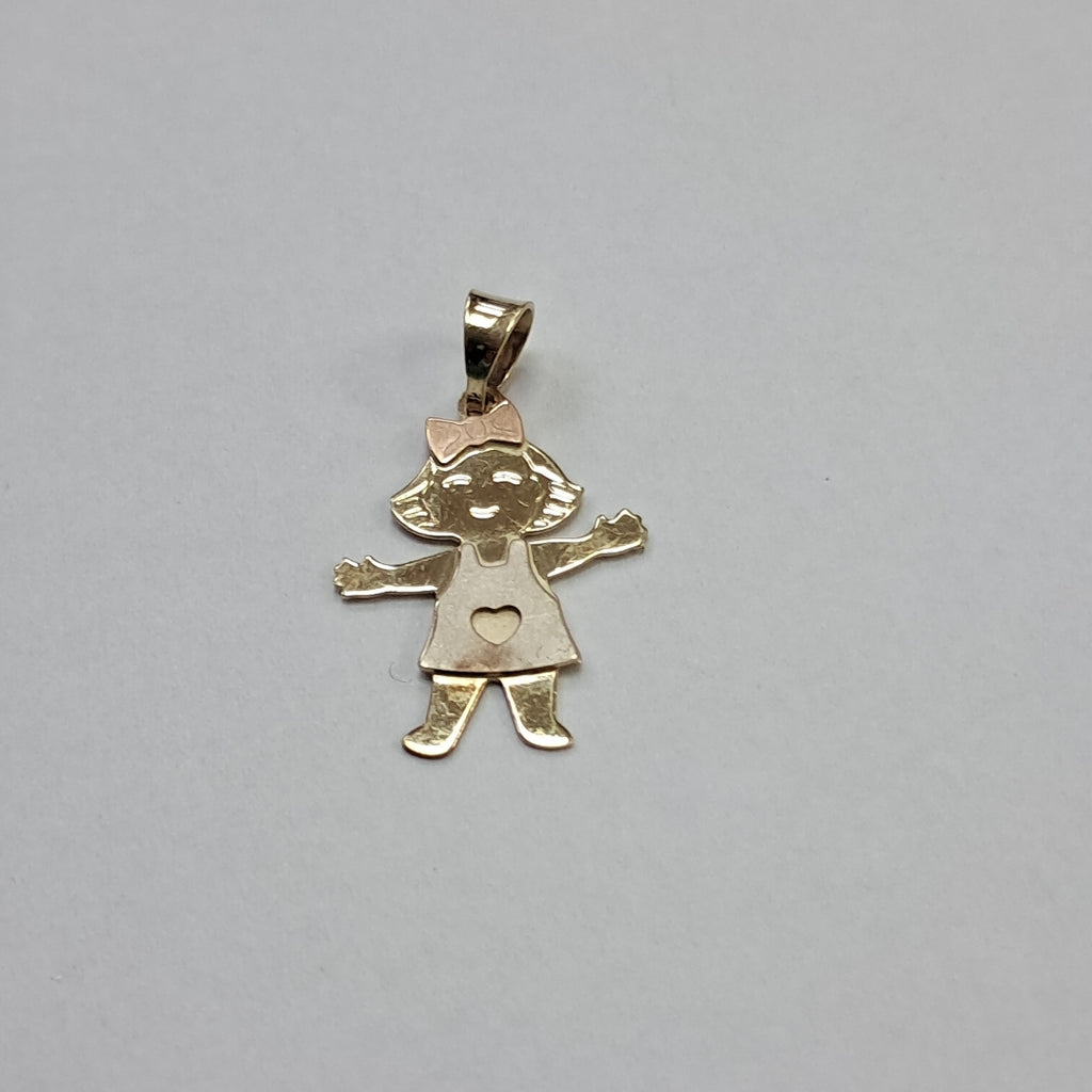 DIJE ORO COMBINADO 14 K 1.1 GRMS (SEMINUEVO)