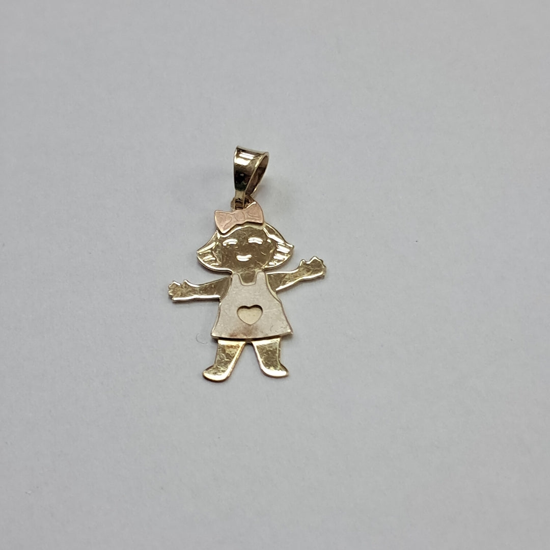 DIJE ORO COMBINADO 14 K 1.1 GRMS (SEMINUEVO)