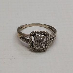 ANILLITO ORO, ORO BLANCO 14 K 3.2 GRMS (SEMINUEVO)