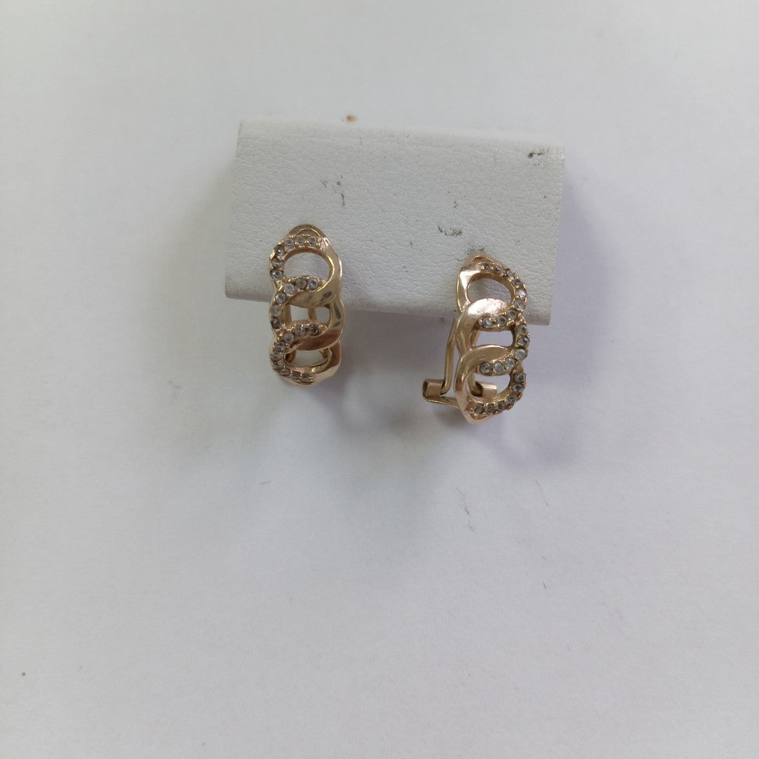 ARETES PAR ORO 10 K 2.1 GRMS (SEMINUEVO)