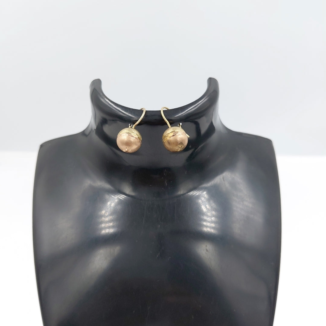 ARETES PAR ORO 10 K 2 GRMS (SEMINUEVO)