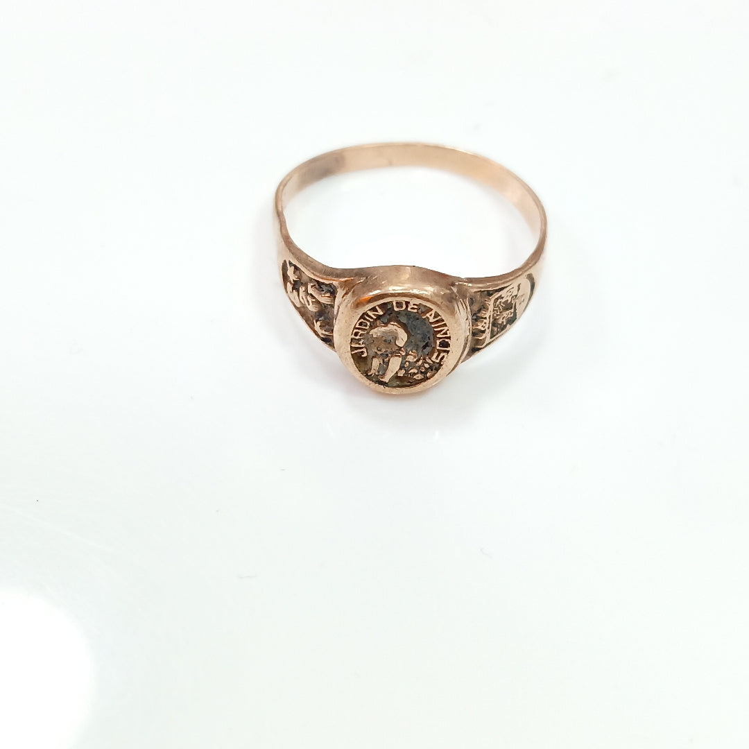 ANILLO DE GRADUACIÓN ORO 8 K 1,80 GRMS (SEMINUEVO)