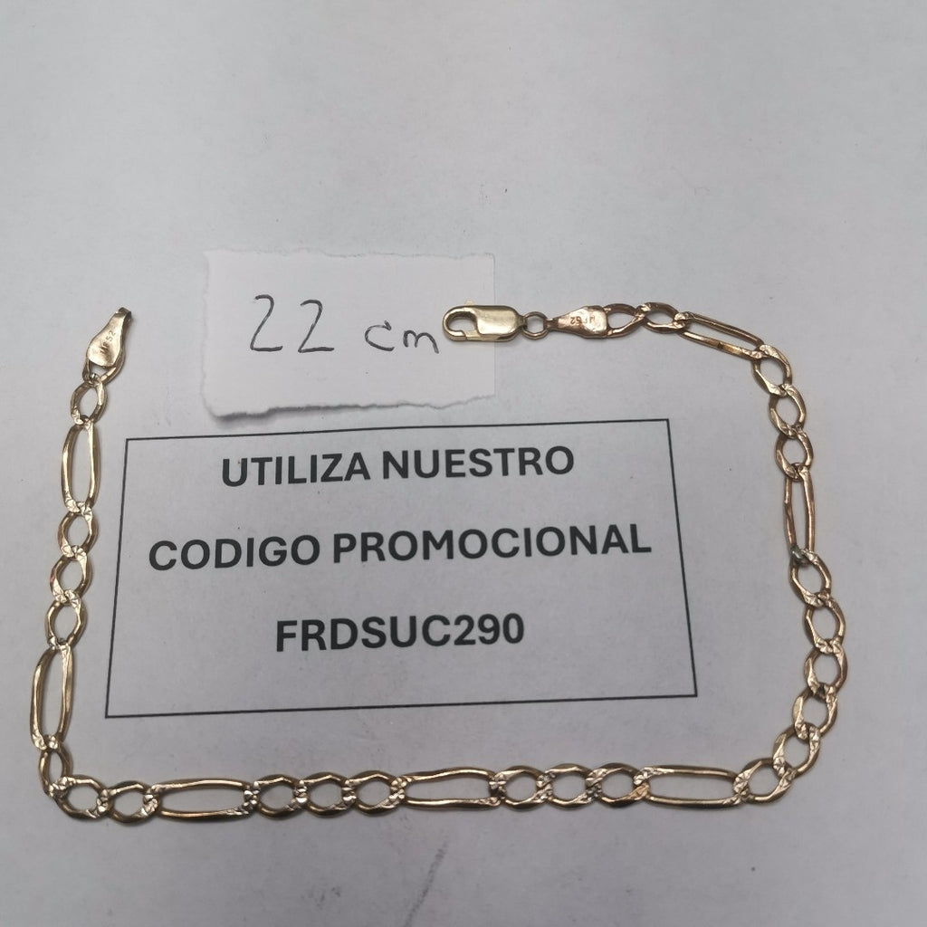 PULSERA ORO 14 K 4.1 GRMS (SEMINUEVO)