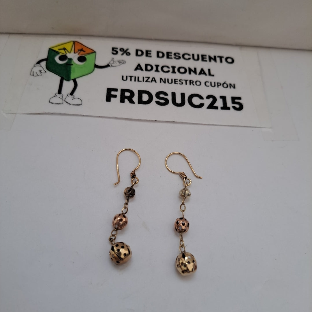 ARRACADAS PAR ORO 10 K 2,20 GRMS (SEMINUEVO)