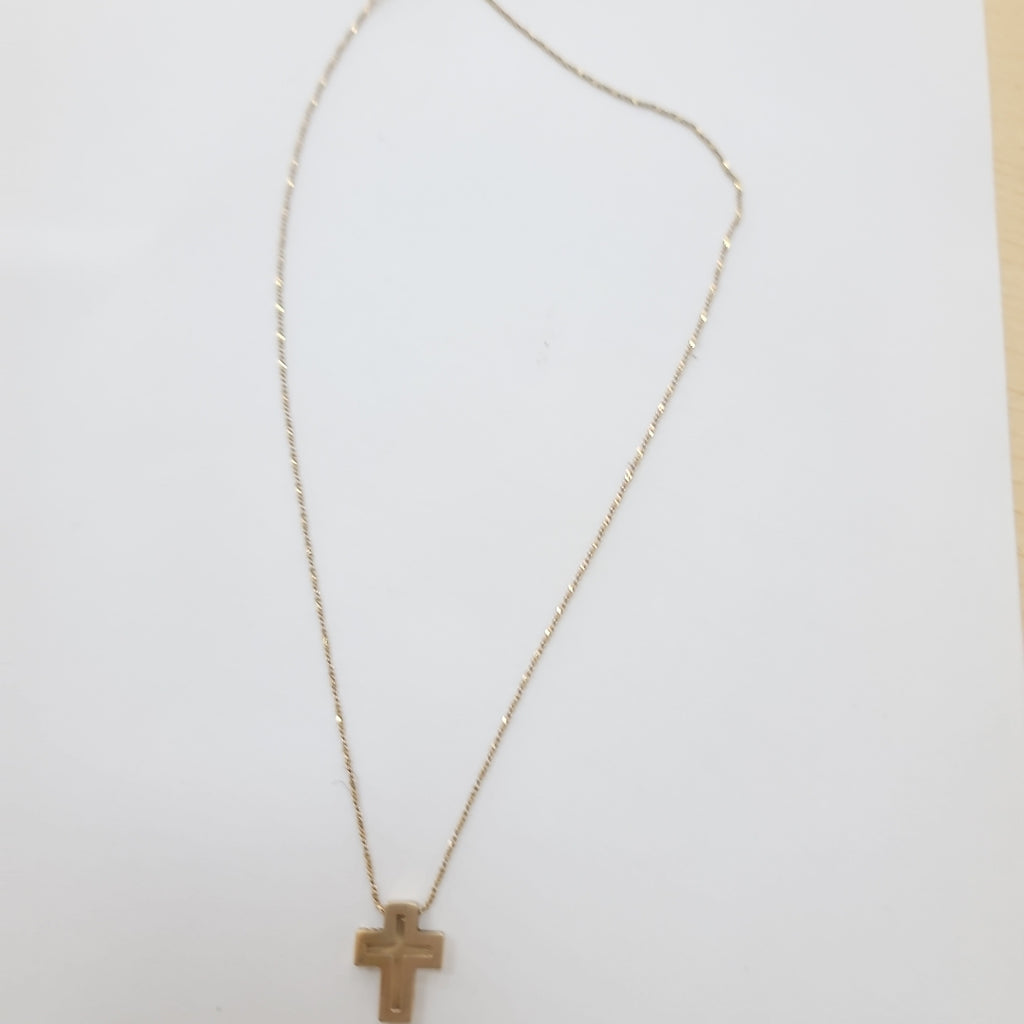 CADENA, CRUZ ORO 10 K 4 GRMS (SEMINUEVO)