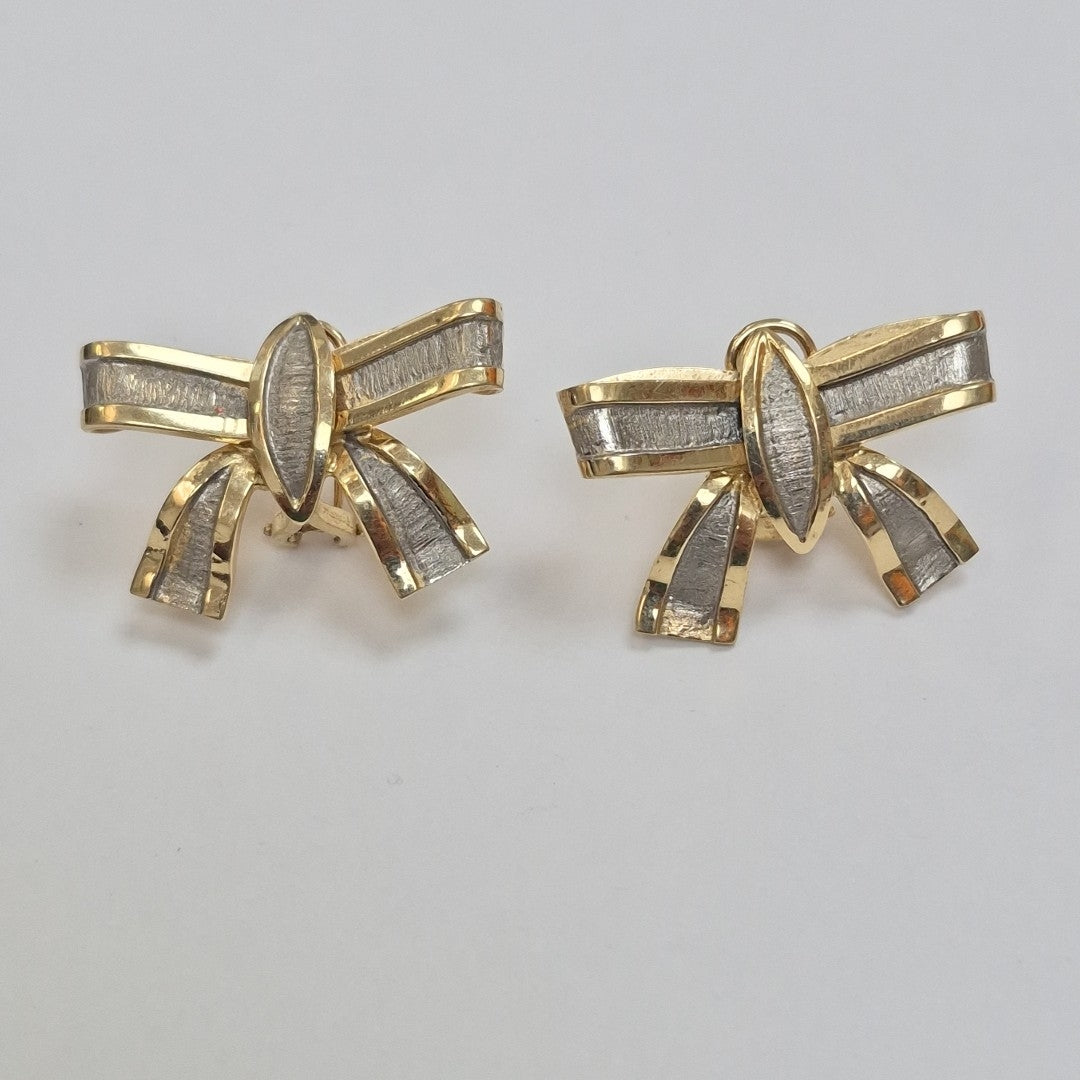 ARETES PAR ORO 14 K 11.2 GRMS (SEMINUEVO)