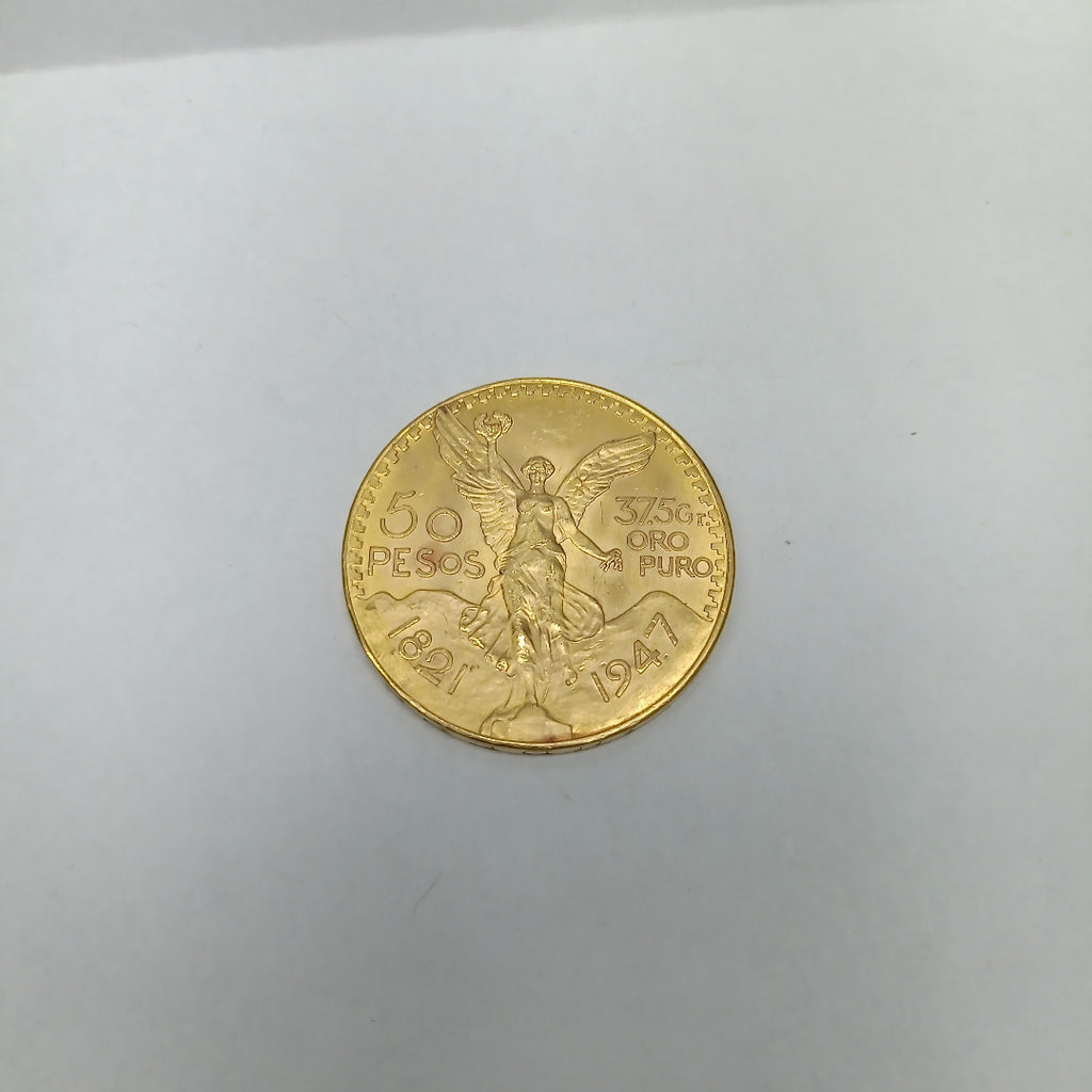 K1 41.6 GRMS 21 K IDENTIFICACIÓN MONEDA NOMINATIVA MONEDAS PESOS 50 PES (SEMINUEVO)