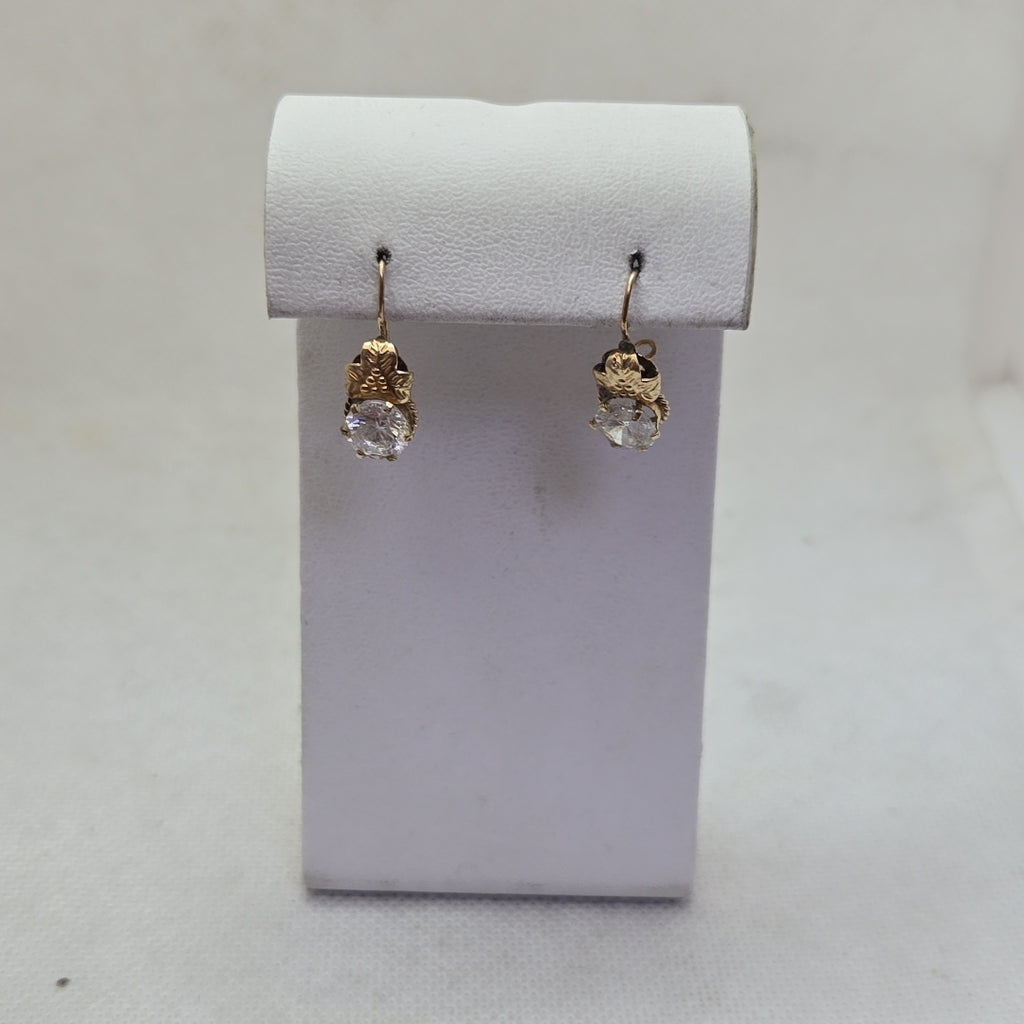 ARETES PAR ORO 8 K 2.2 GRMS (SEMINUEVO)