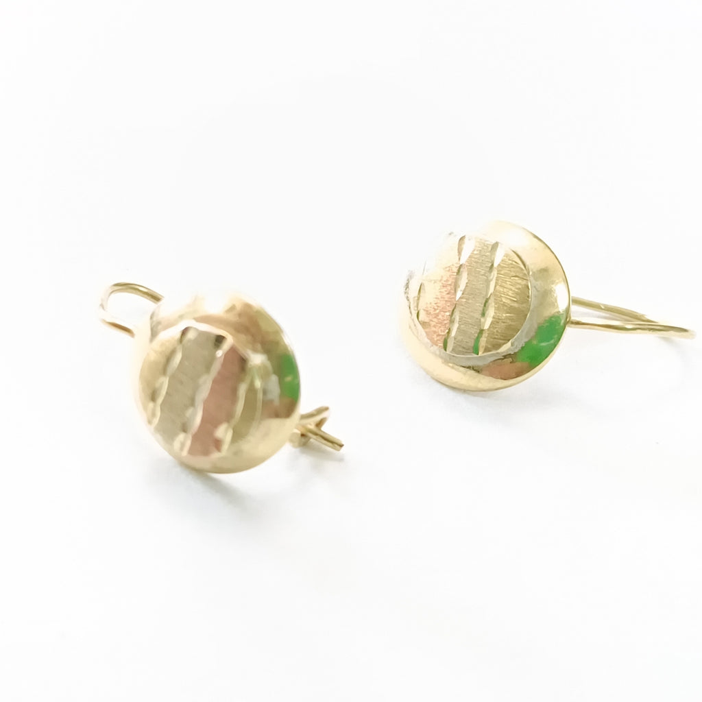 ARETES PAR ORO 14 K 1,60 GRMS (SEMINUEVO)