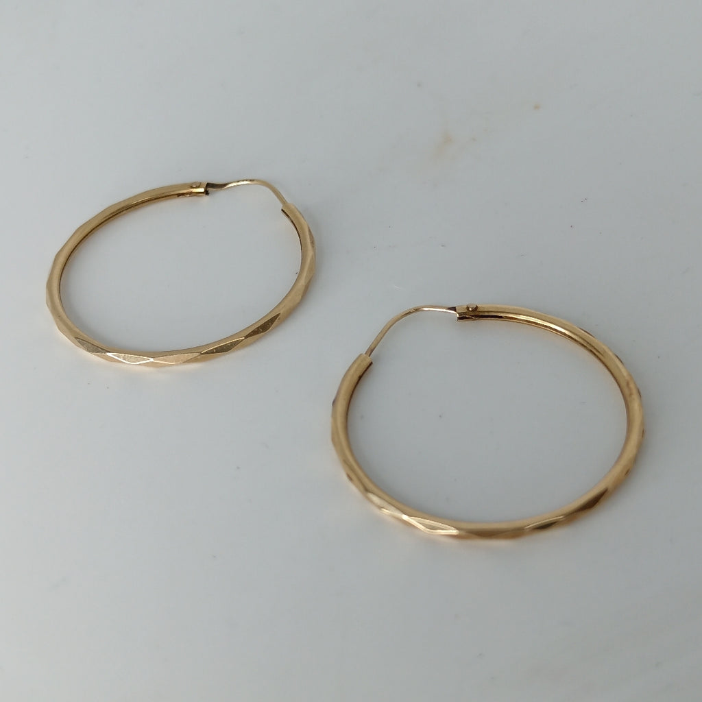 ARRACADAS PAR ORO 14 K 2.6 GRMS (SEMINUEVO)