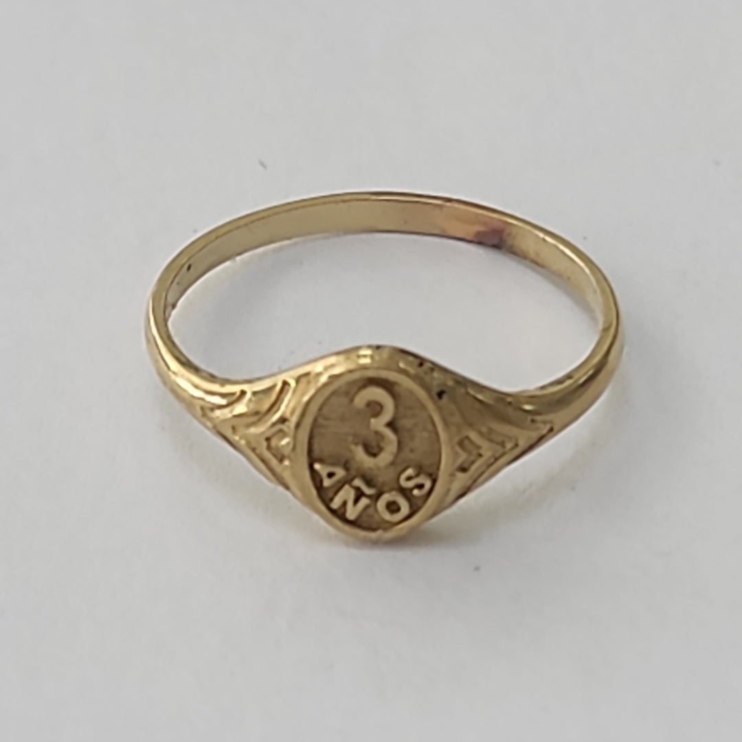 ANILLITO ORO 10 K 0.9 GRMS (SEMINUEVO)