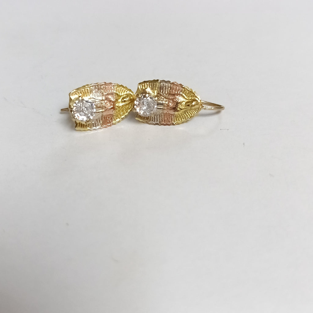 ARETES PAR ORO 10 K 2.4 GRMS (SEMINUEVO)