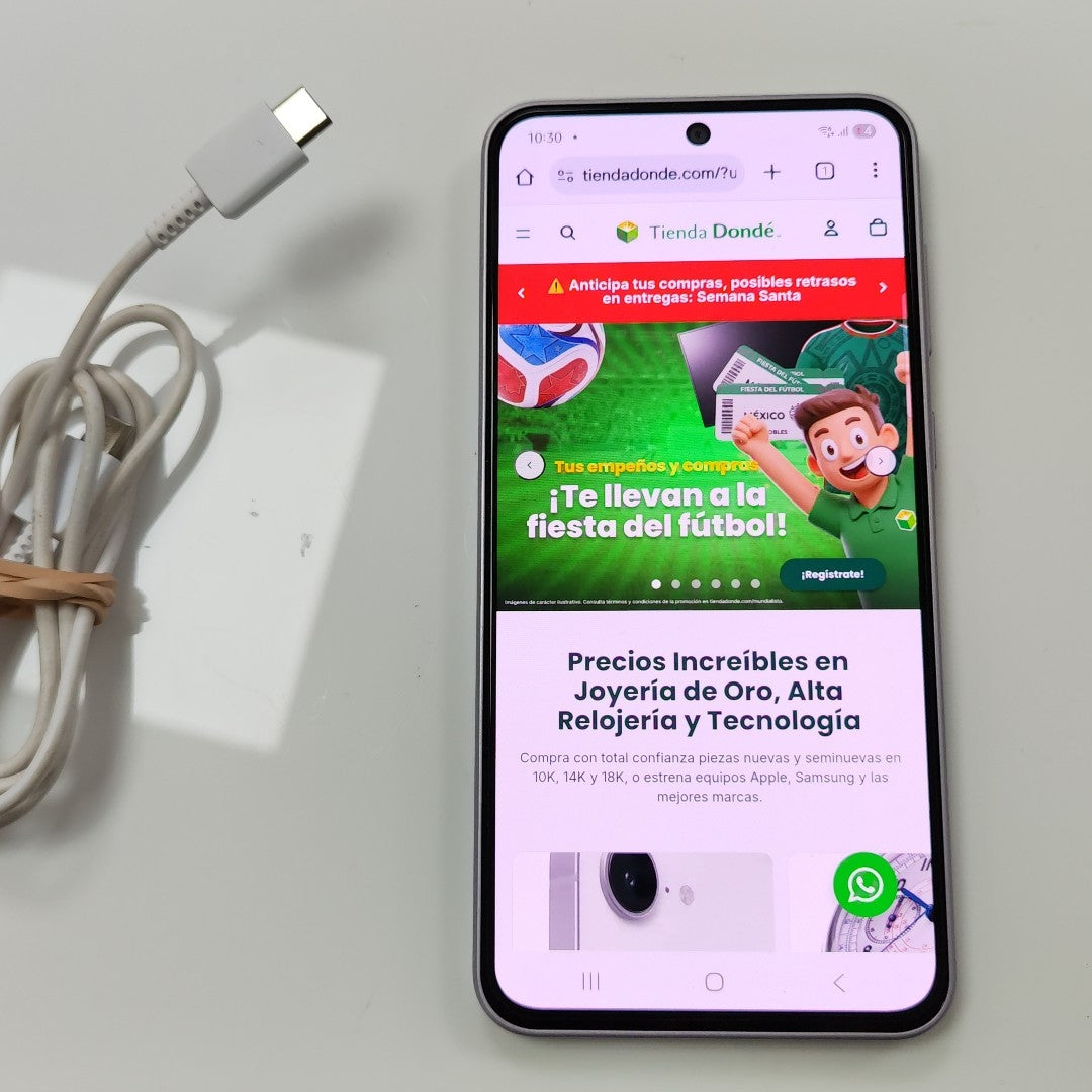 CELULAR SAMSUNG GALAXY A36 5G SM-A366E (2025) 256 GB 8 GB RAM (SEMINUEVO)