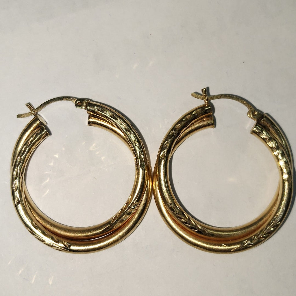 ARRACADAS PAR ORO 14 K 5.6 GRMS (SEMINUEVO)