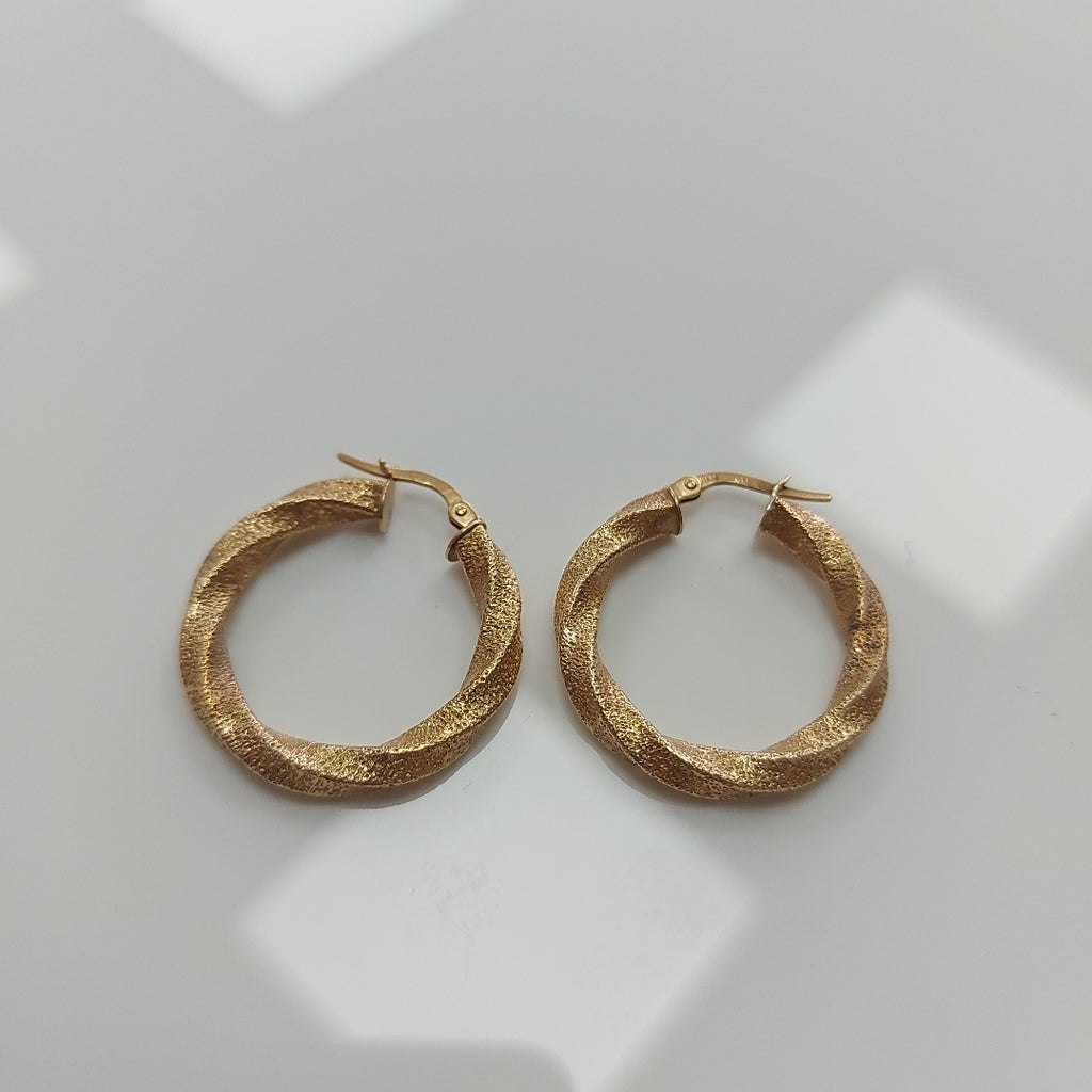 ARRACADAS PAR ORO 14 K 3.9 GRMS (SEMINUEVO)