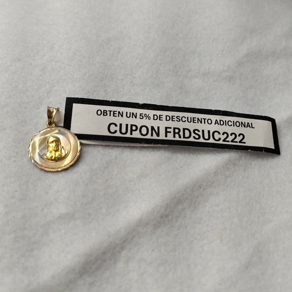 MEDALLA RELIGIOSA ORO 10 K 1,10 GRMS (SEMINUEVO)