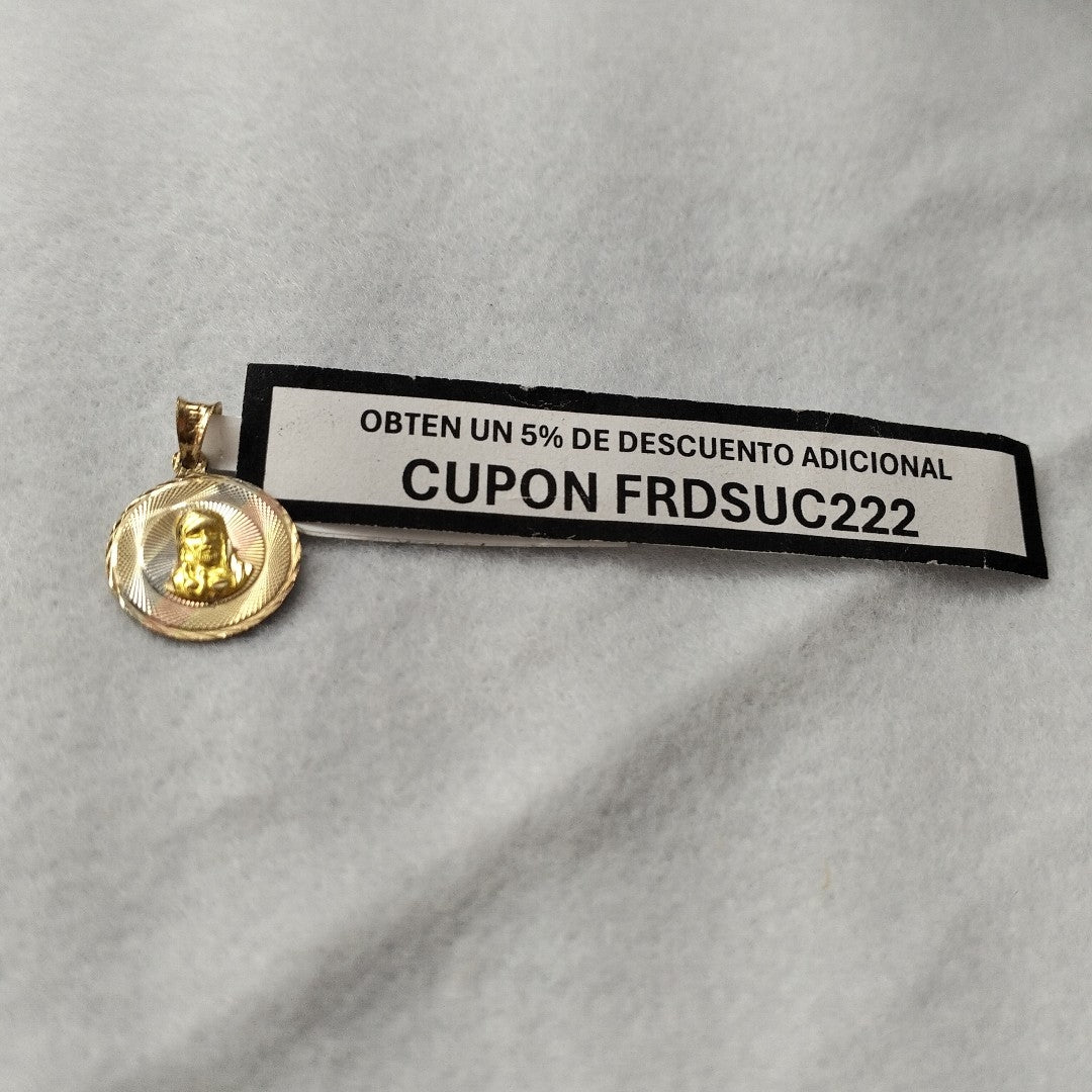 MEDALLA RELIGIOSA ORO 10 K 1,10 GRMS (SEMINUEVO)
