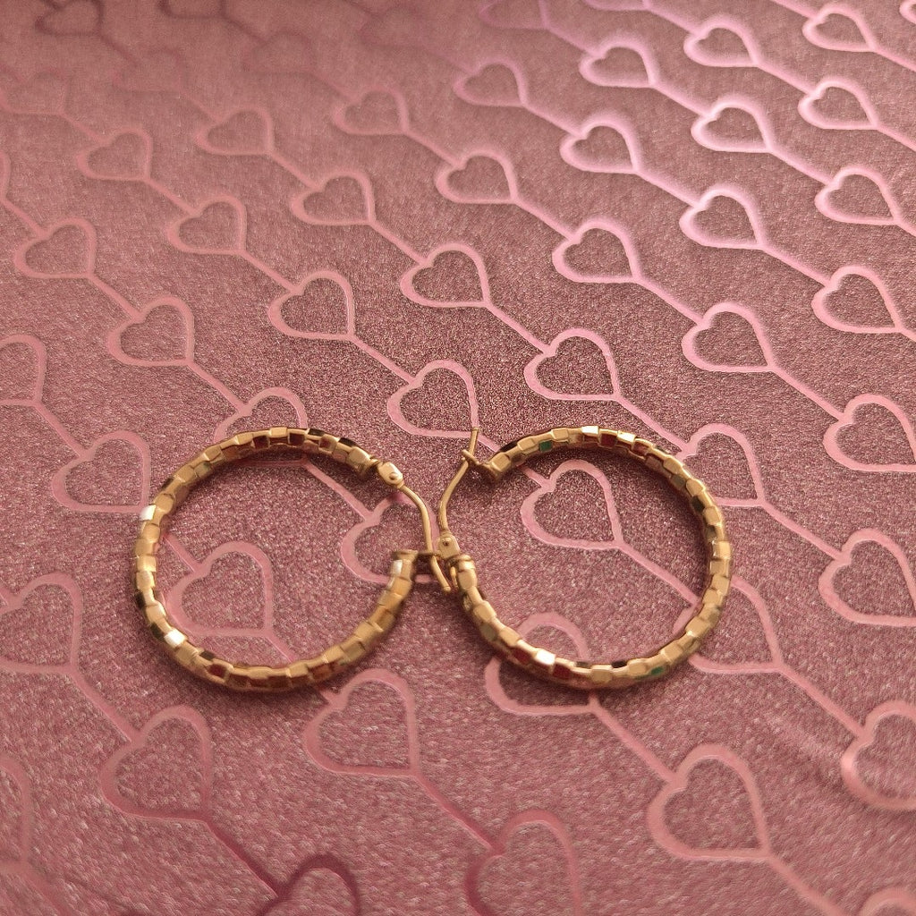 ARRACADAS PAR ORO 14 K 1.5 GRMS (SEMINUEVO)