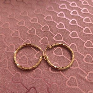 ARRACADAS PAR ORO 14 K 1.5 GRMS (SEMINUEVO)