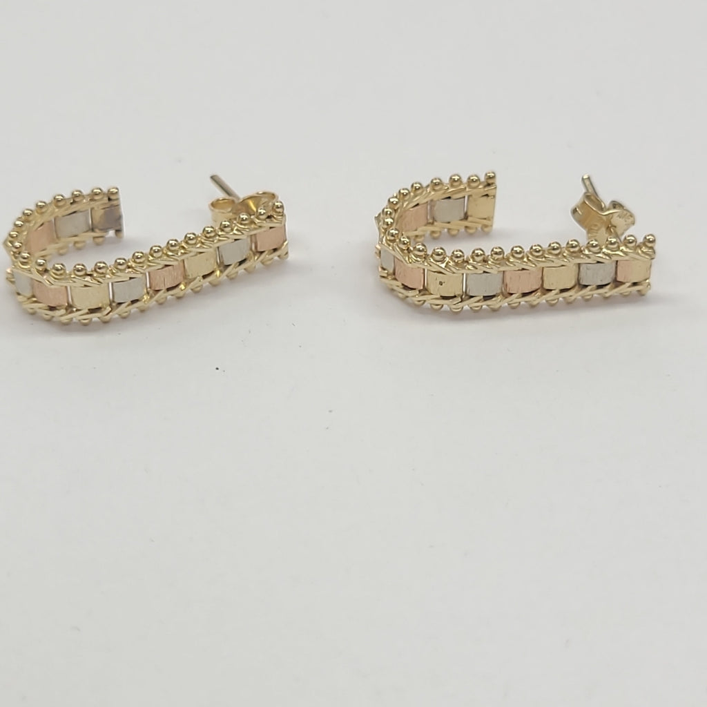 ARETES PAR ORO 14 K 4,80 GRMS (SEMINUEVO)